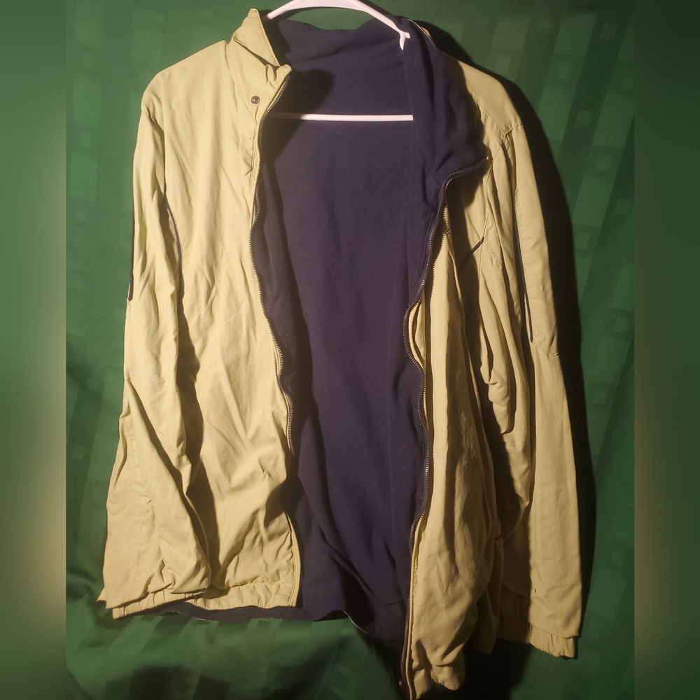 Neon green and Blue Jacket